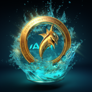 aquacoin logo w wodą