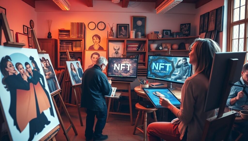 tradycyjni artyści NFT